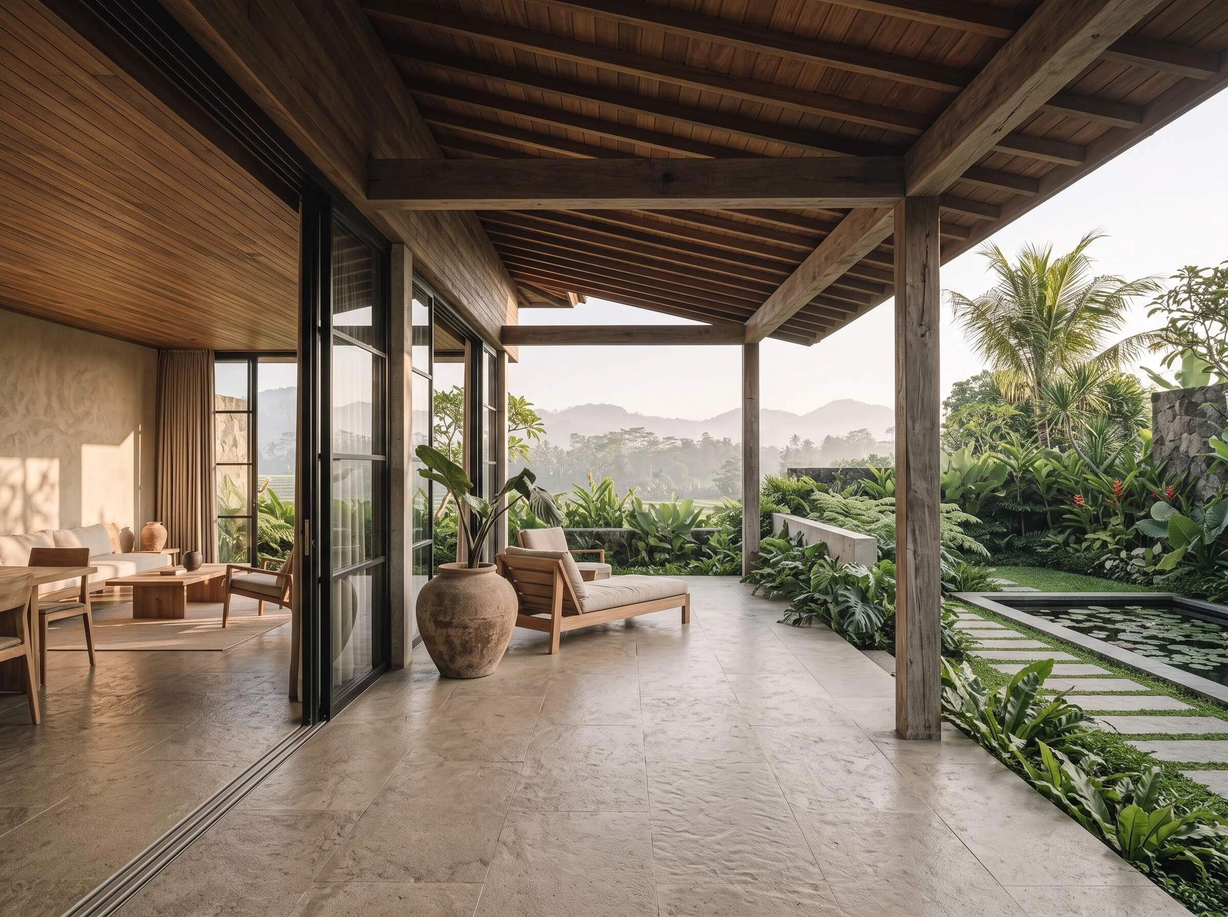 Sora House interior or spatial view